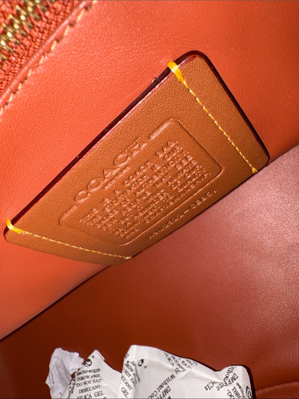 Coach Chelsea 36 suede in clay. Authentic - Picture 8 of 9